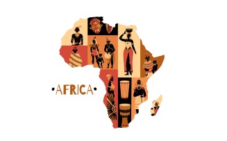 Africa 201230521 Vector Illustration Concept