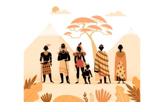 Africa Illustration 201230519 Vector Illustration Concept