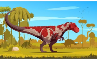 Dinosaurus 201212613 Vector Illustration Concept