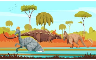 Dinosaurus 201212614 Vector Illustration Concept