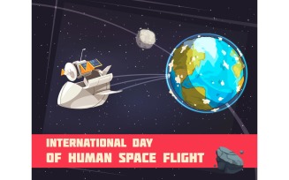 International Day Space 201212654 Vector Illustration Concept