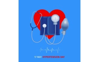 Tonometer World Hypertension Day 201250428 Vector Illustration Concept