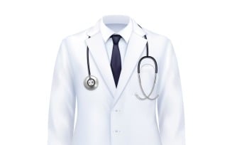 Doctor Uniform Realistic 201221105 Vector Illustration Concept