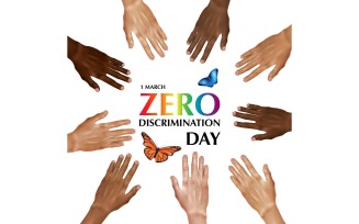 Zero Discrimination Day 201230507 Vector Illustration Concept