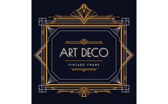 Art Deco Frame 201251805 Vector Illustration Concept