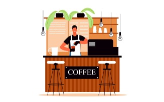 People Cafe 201060514 Vector Illustration Concept