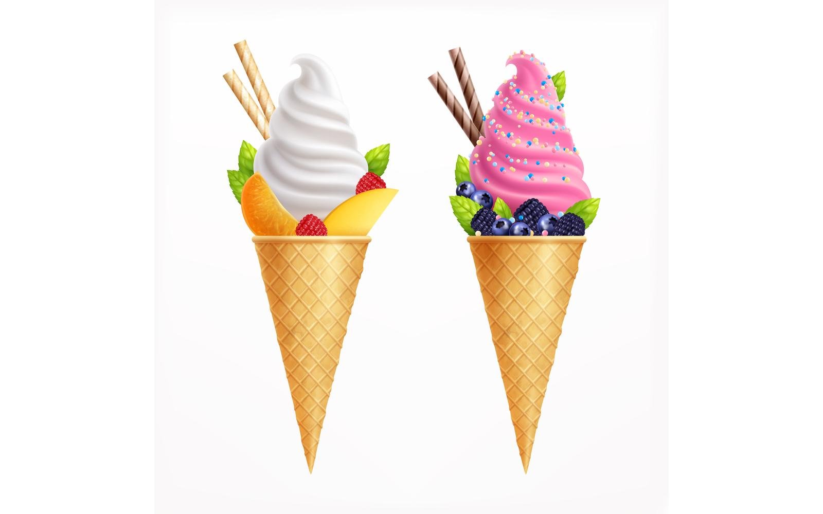 Kit Graphique #214935 Ice Cream Divers Modles Web - Logo template Preview