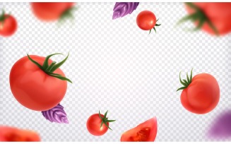 Tomato Background Realistic 201030942 Vector Illustration Concept