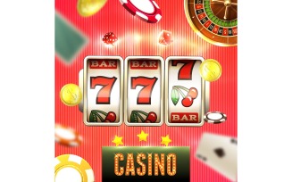 Realistic Casino Jackpot-01 200800706 Vector Illustration Concept