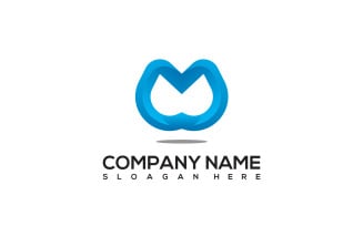 Iconic M Letter Logo Template
