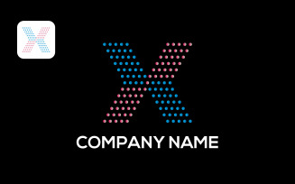 Letter X Vector Logo Template