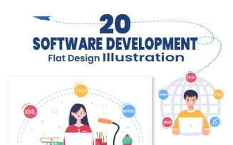 20 Software Development and Programming Illustration