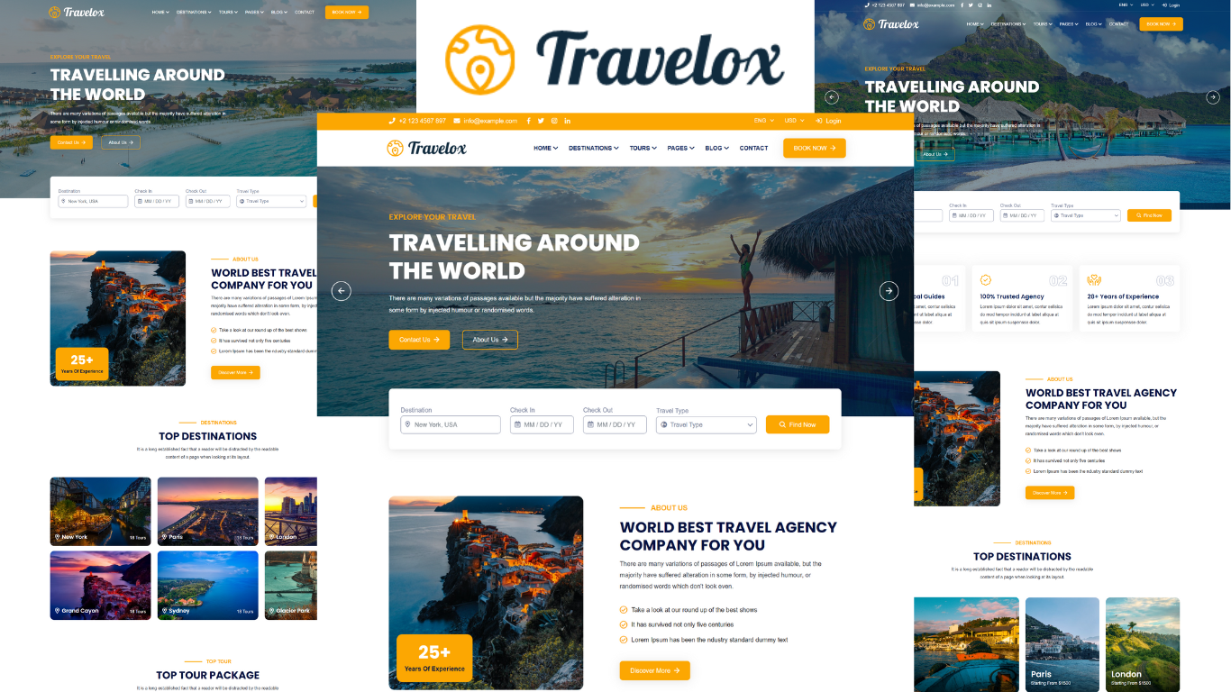 Kit Graphique #215461 Travel Agencies Divers Modles Web - Logo template Preview