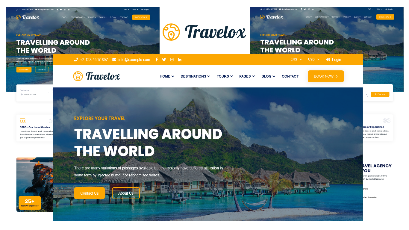Travelox - Travel & Tour HTML5 Template