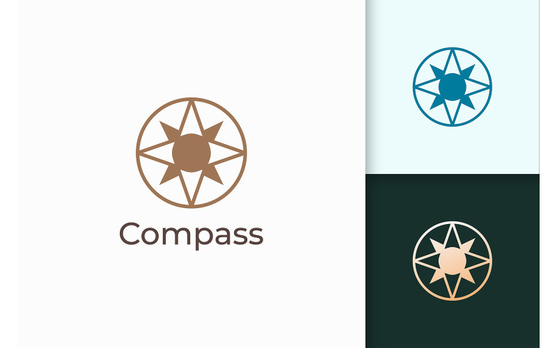 Compass Logo Travel or Adventure Logo Template