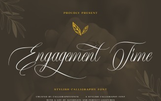 Engagement Time Calligraphy Font