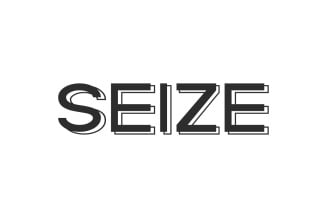Seize 3D Modern Serif Font