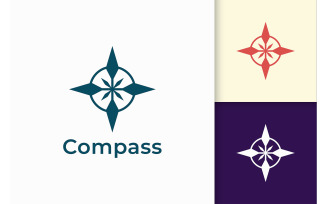 Compass Logo for Journey and Survival