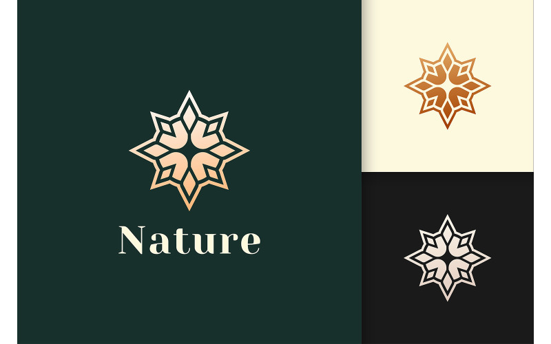 Compass Logo in Modern and Luxury Style Represent Travel Logo Template