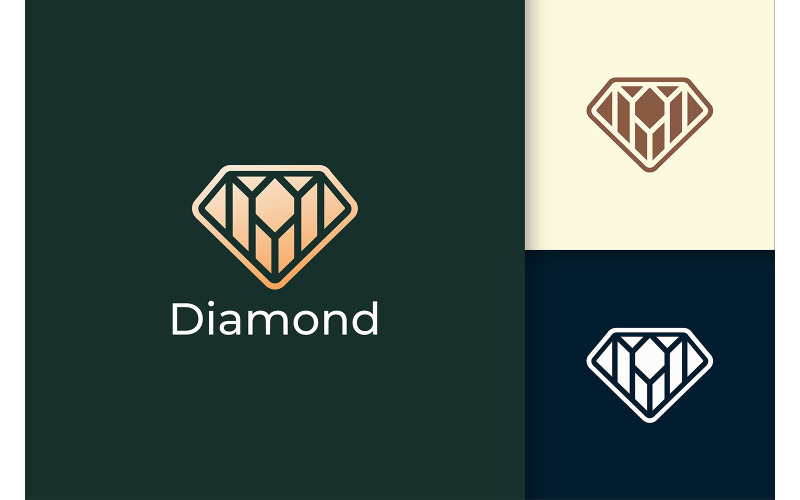 Expansive Gem or Jewel Logo Logo Template