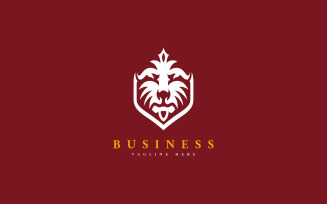 Lion Head Shield Logo For Your Project