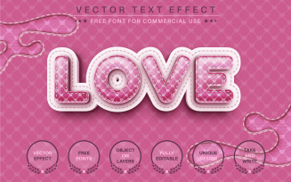 Textile Tartan - editable text effect, font style, Graphics Illustration