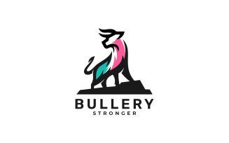 Bull Color Simple Logo Style