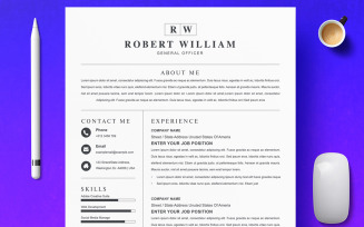 Robert William / Resume Template