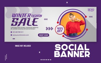 Winter Fashion Sale Web Banner