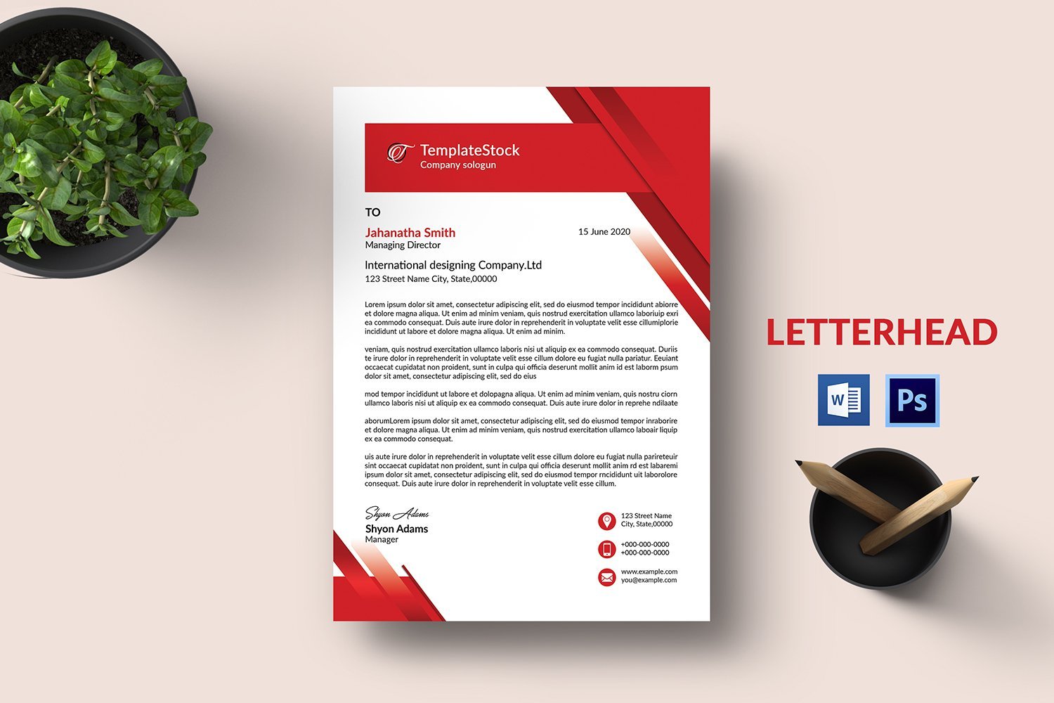 Kit Graphique #215920 Letterhead Corporate Divers Modles Web - Logo template Preview