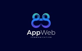 App Web Gradient Logo Style