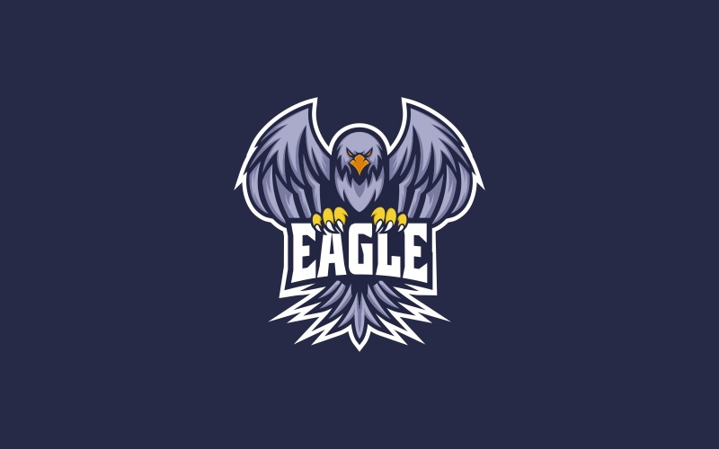Eagle Sport and E sports Logo Logo Template