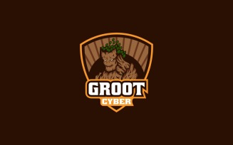 Groot Cyber Sport and E sport Logo