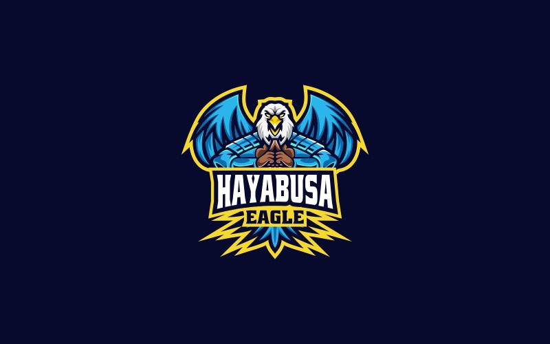 Hayabusa Eagle Sport and E sports Logo Logo Template