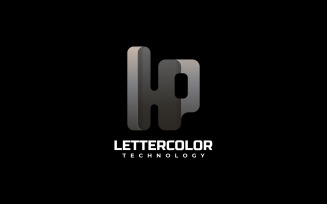 Letter Color Gradient logo Style