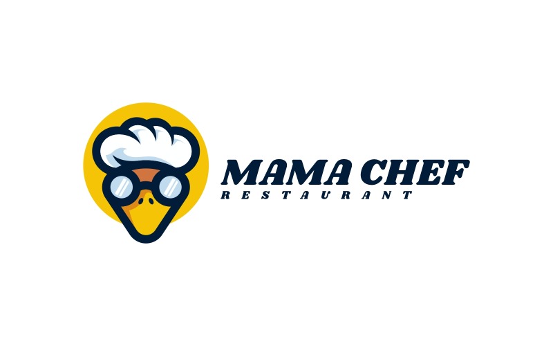 Mama Chef Simple Logo Style Logo Template