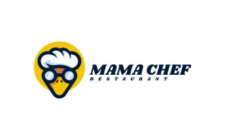 Mama Chef Simple Logo Style