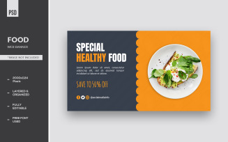 Vegetables Food Web Banner Templates
