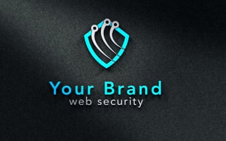 Web Security Creative Logo Template