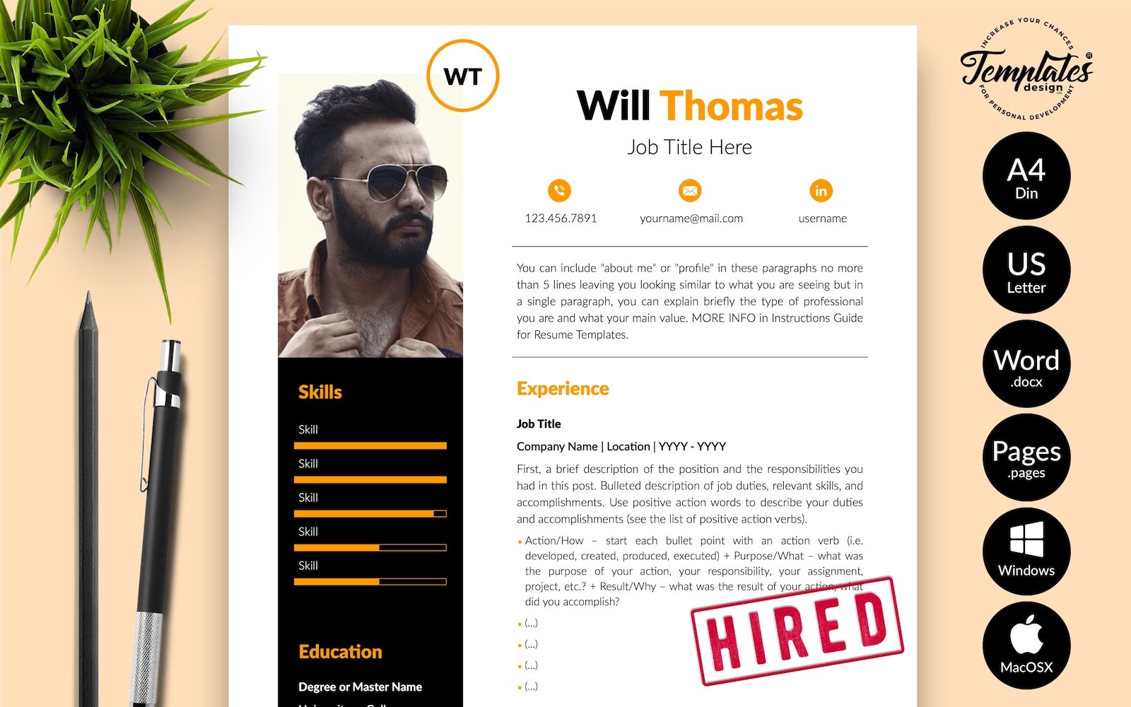 Kit Graphique #216068 Creative Resume Divers Modles Web - Logo template Preview