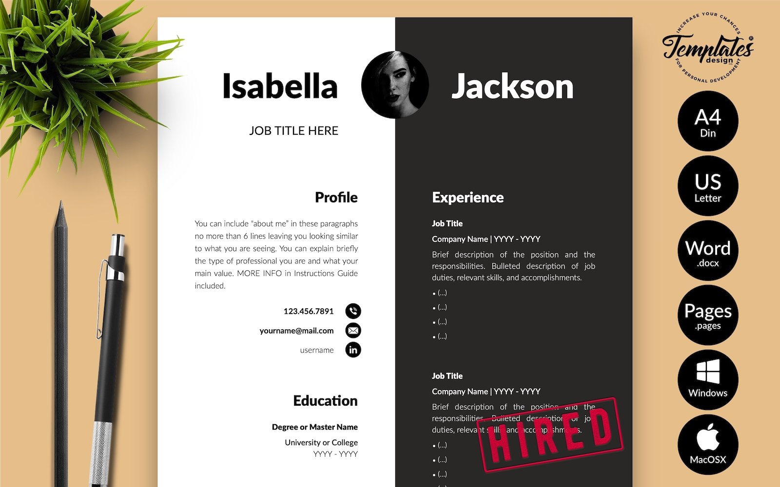 Template #216069 And White Webdesign Template - Logo template Preview