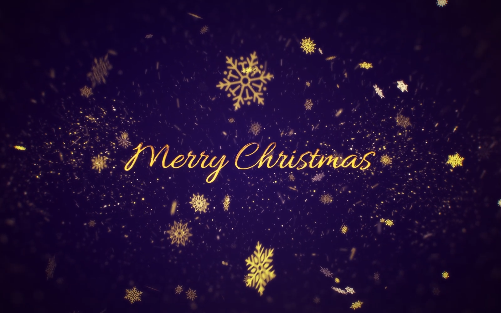 Chirstmas Message Motion Graphics Template