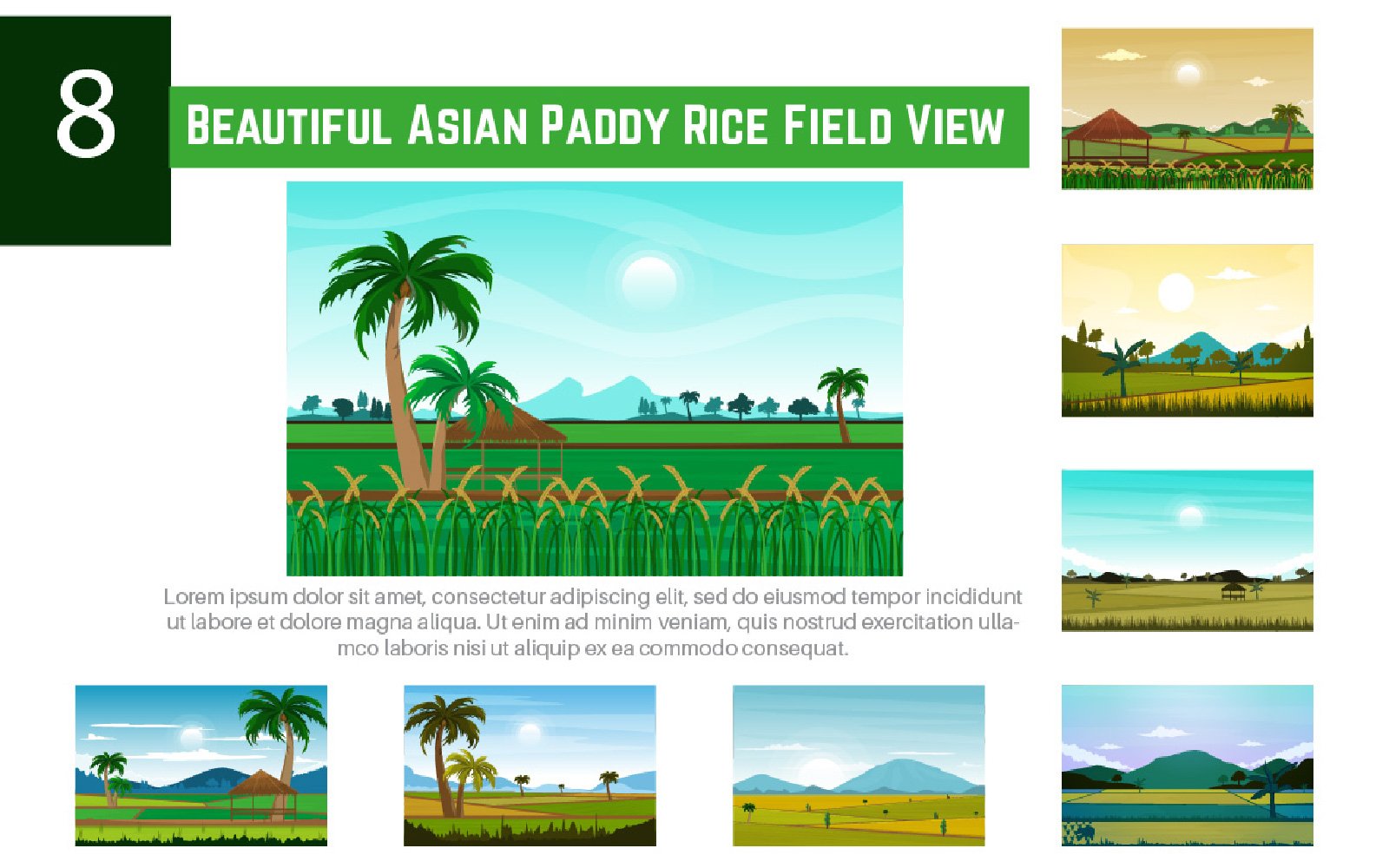 Template #216166 Asian Paddy Webdesign Template - Logo template Preview