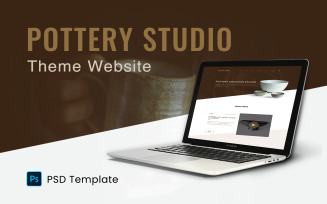 Artist - Potter Theme Website PSD Template