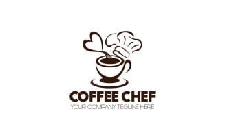 Coffee Chef Logo Design Template