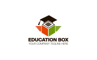 Education Box Logo Design Template