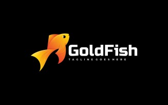 Goldfish Gradient Color Logo Style