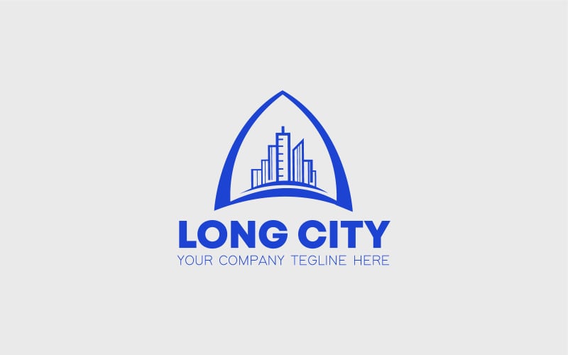 Long City Logo Design Template Logo Template