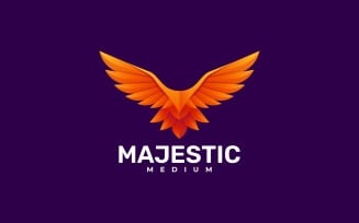 Majesty Bird Gradient Logo