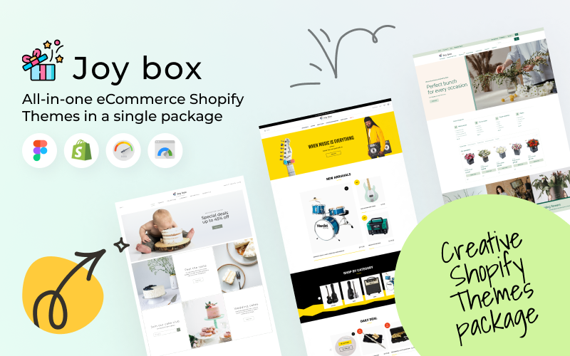 Joy Box - All-in-one Creative Sectioned Shopify Themes